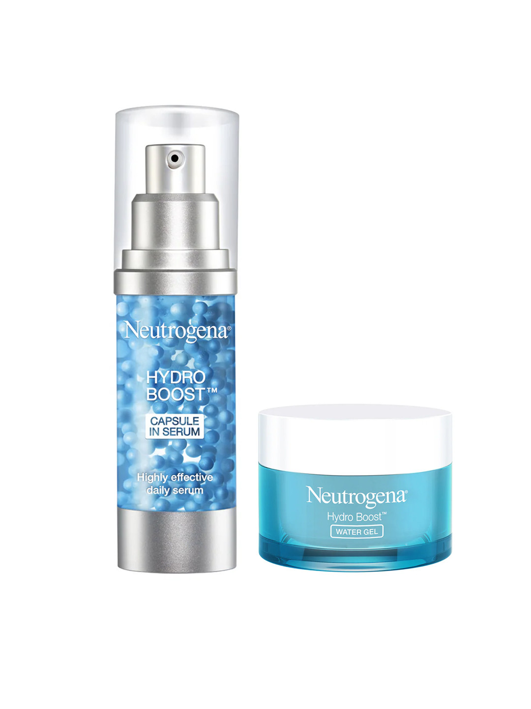 Neutrogena Set of Hydro Boost Water Gel Moisturizer 50g & Face Serum 30ml