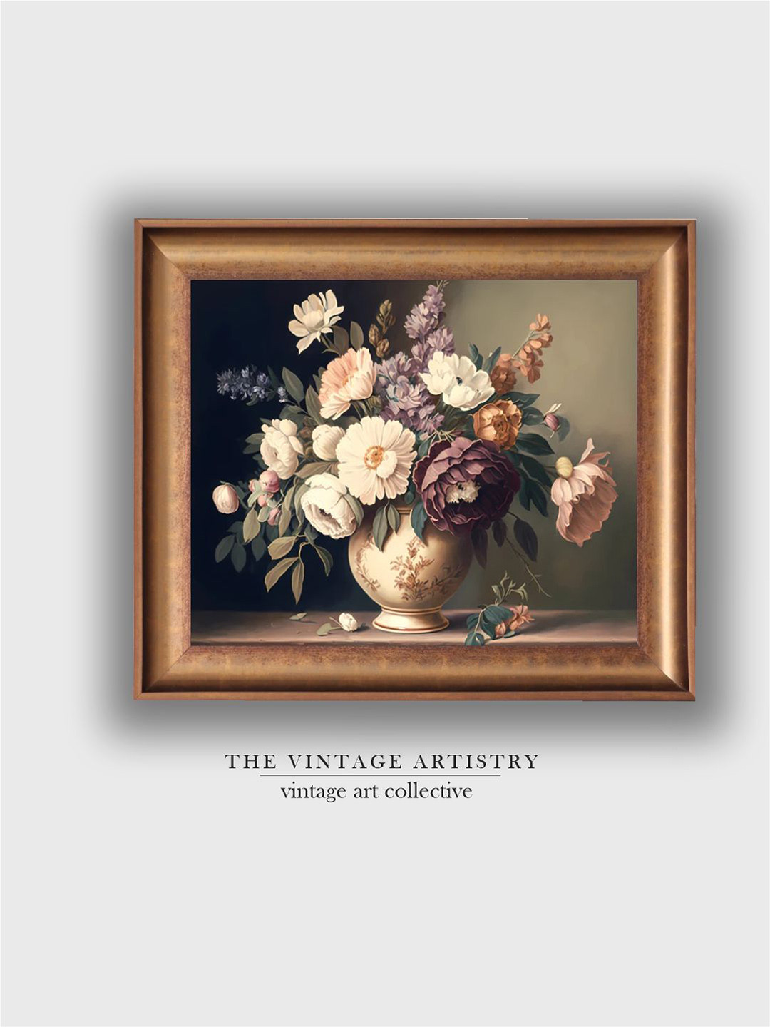 THE VINTAGE ARTISTRY Canvas Wall Rectangle Paintings Wall Art - 18 x 14 In