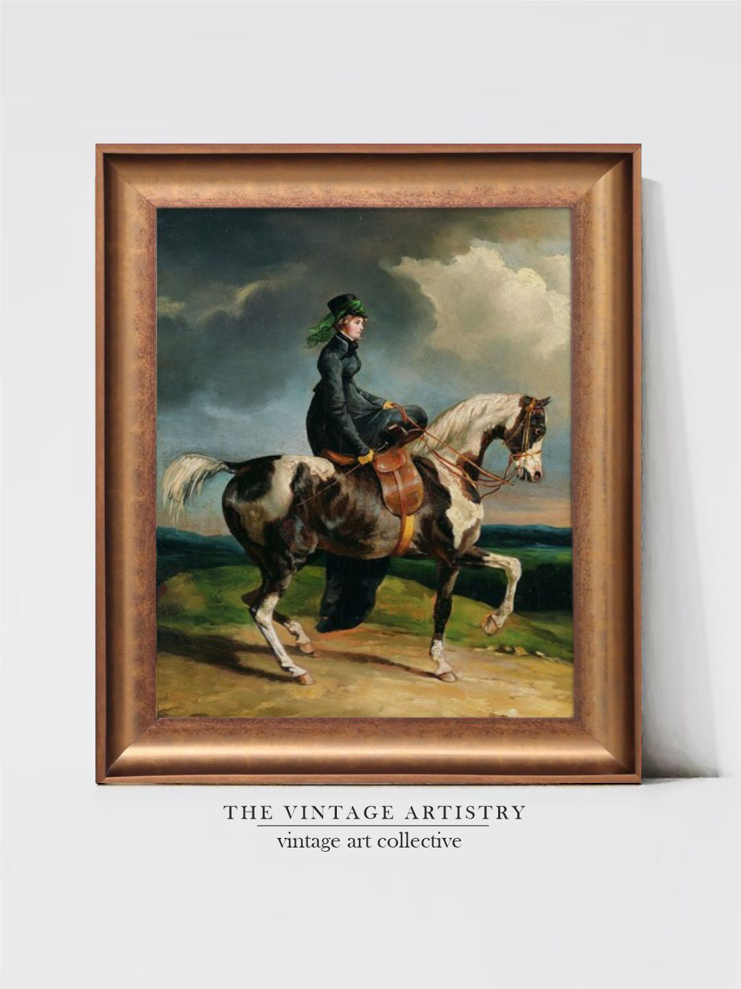 THE VINTAGE ARTISTRY Canvas Wall Rectangle Paintings Wall Art - 21x15In