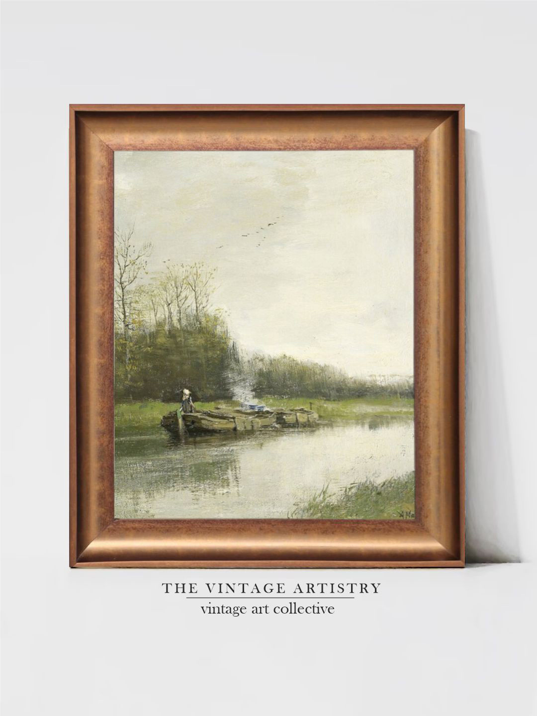 THE VINTAGE ARTISTRY Canvas Wall Rectangle Paintings Wall Art -15 x 21 In