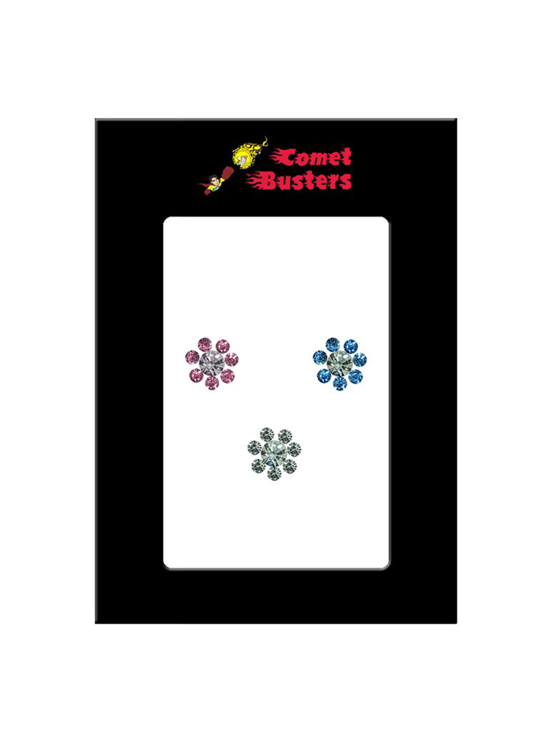 Comet Busters Self Adhesive Stone Studded Nose Studs