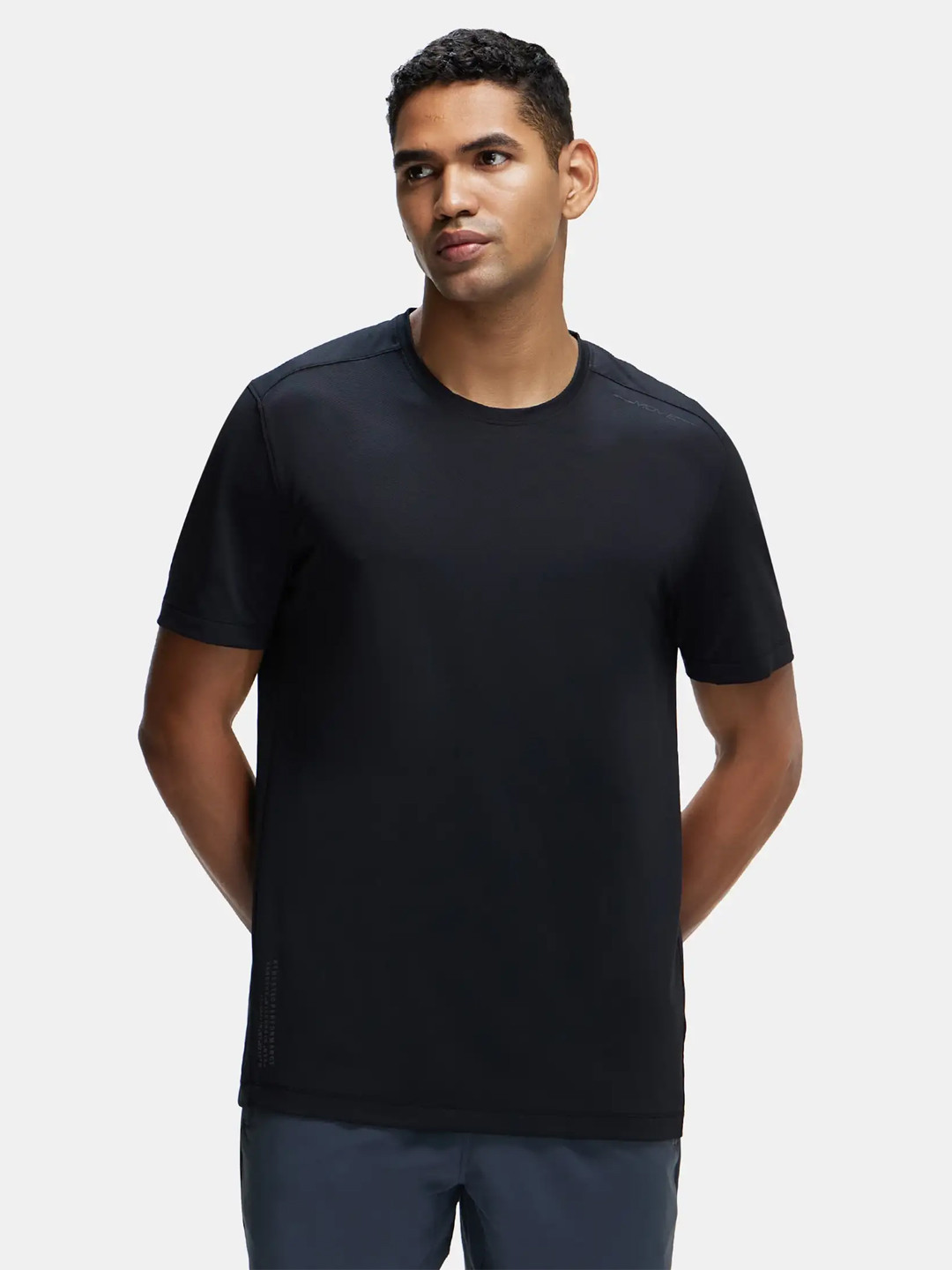 Jockey Recycled Microfiber Stretch Fabric Breathable Mesh Tshirt-MV37