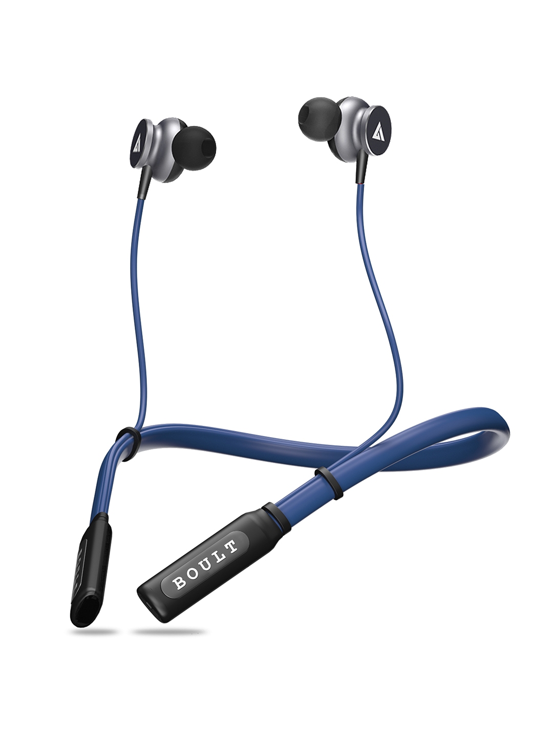 Blue and black online headphones