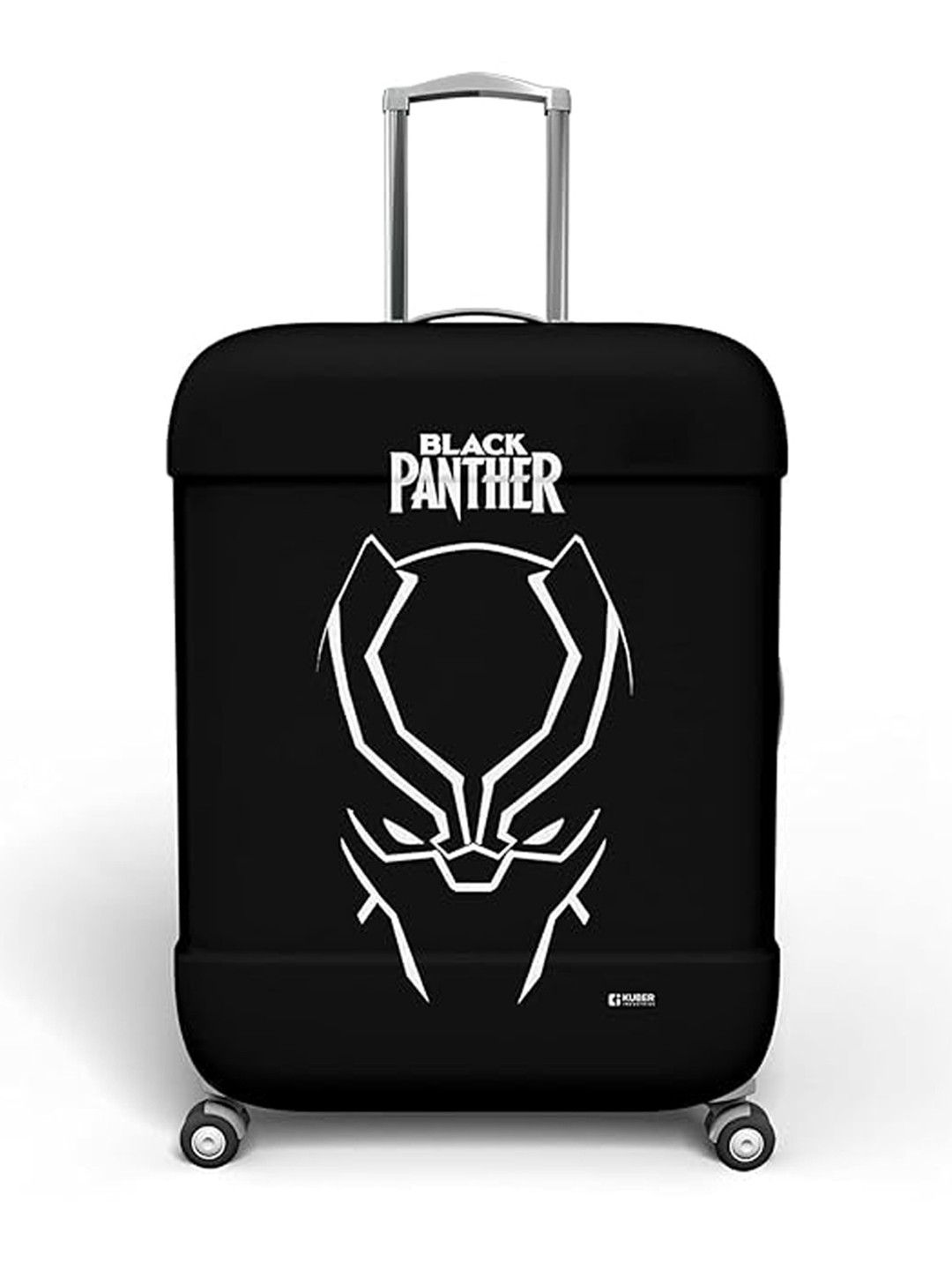 Kuber Industries Marvel Black Panther Printed Water Resistance Luggage Cover-Medium