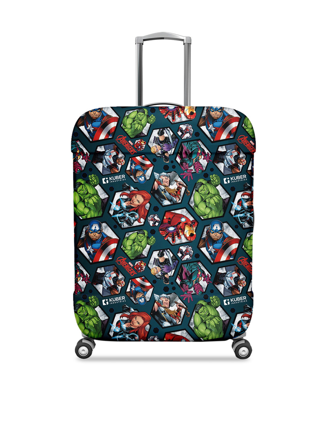 Kuber Industries Printed Water Resistant Anti Wrinkle Protective Trolley Bag Covers