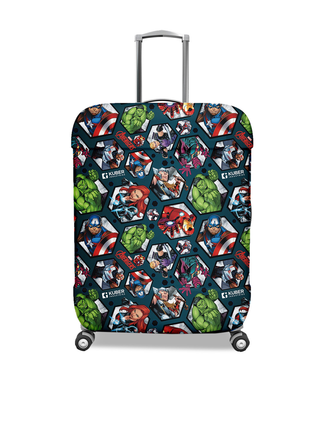 Kuber Industries Printed Water Resistant Anti Wrinkle Protective Trolley Bag Covers