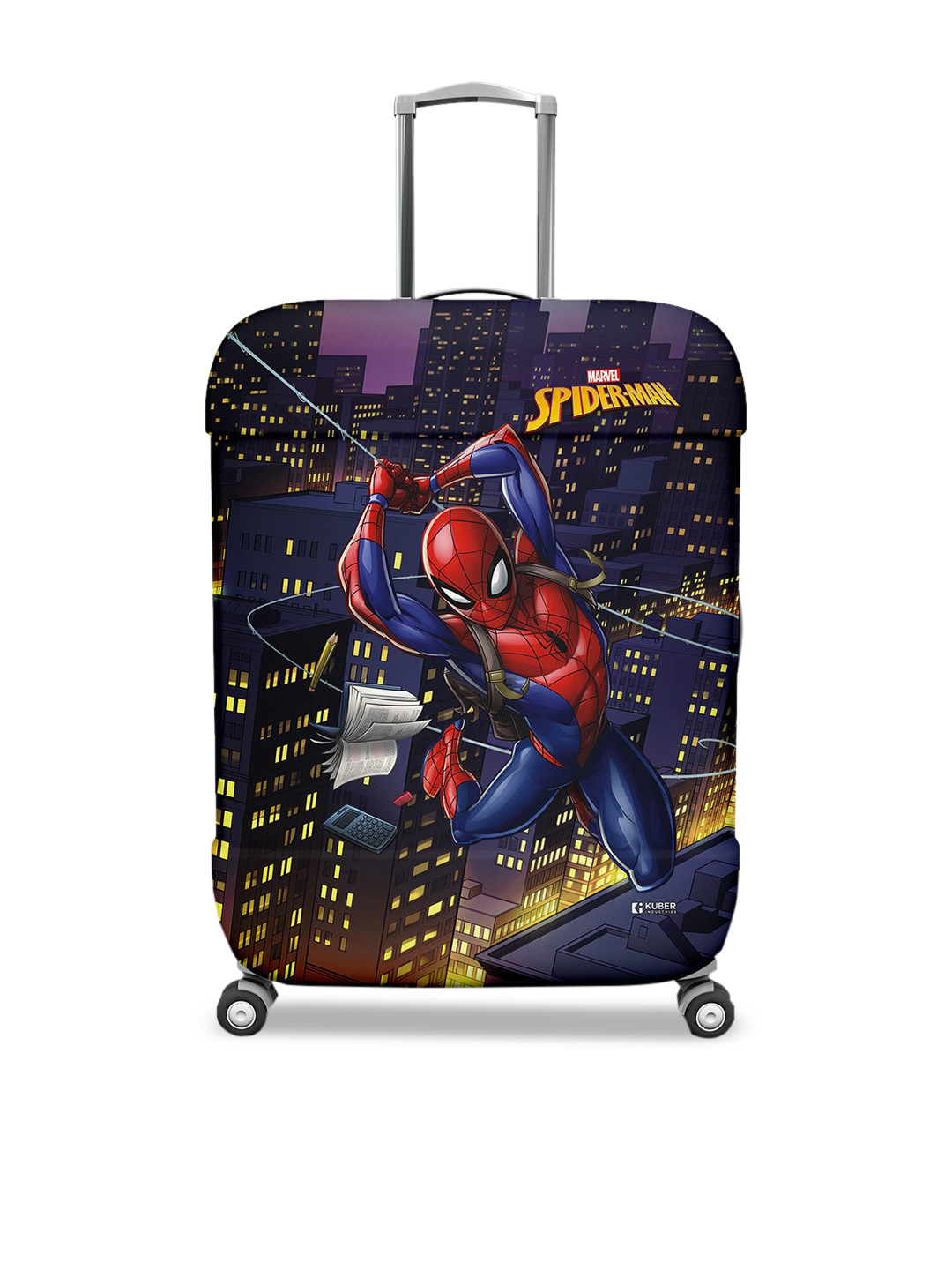 Kuber Industries Printed Water Resistant Anti Wrinkle Protective Trolley Bag Covers