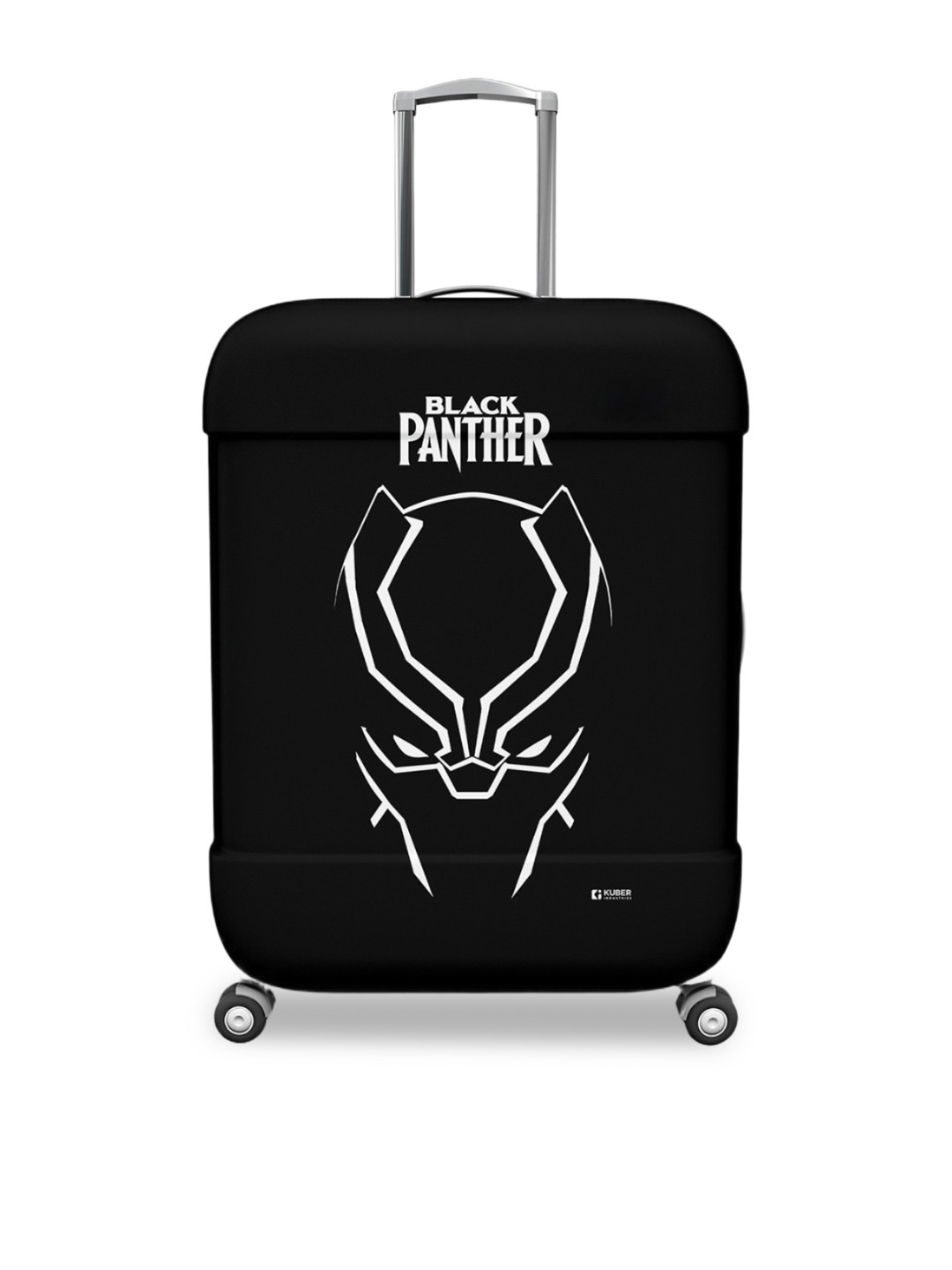 Kuber Industries Marvel Panther Printed Water Resistant Anti Wrinkle Luggage Cover
