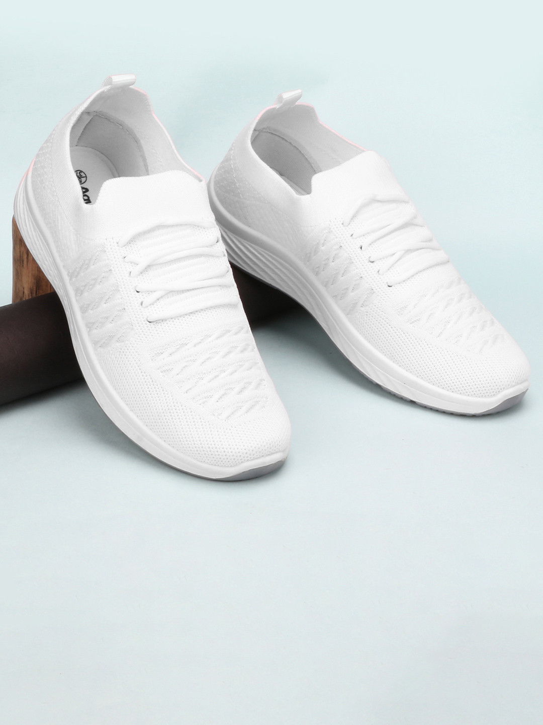 Aqualite Women Woven Design Sneakers