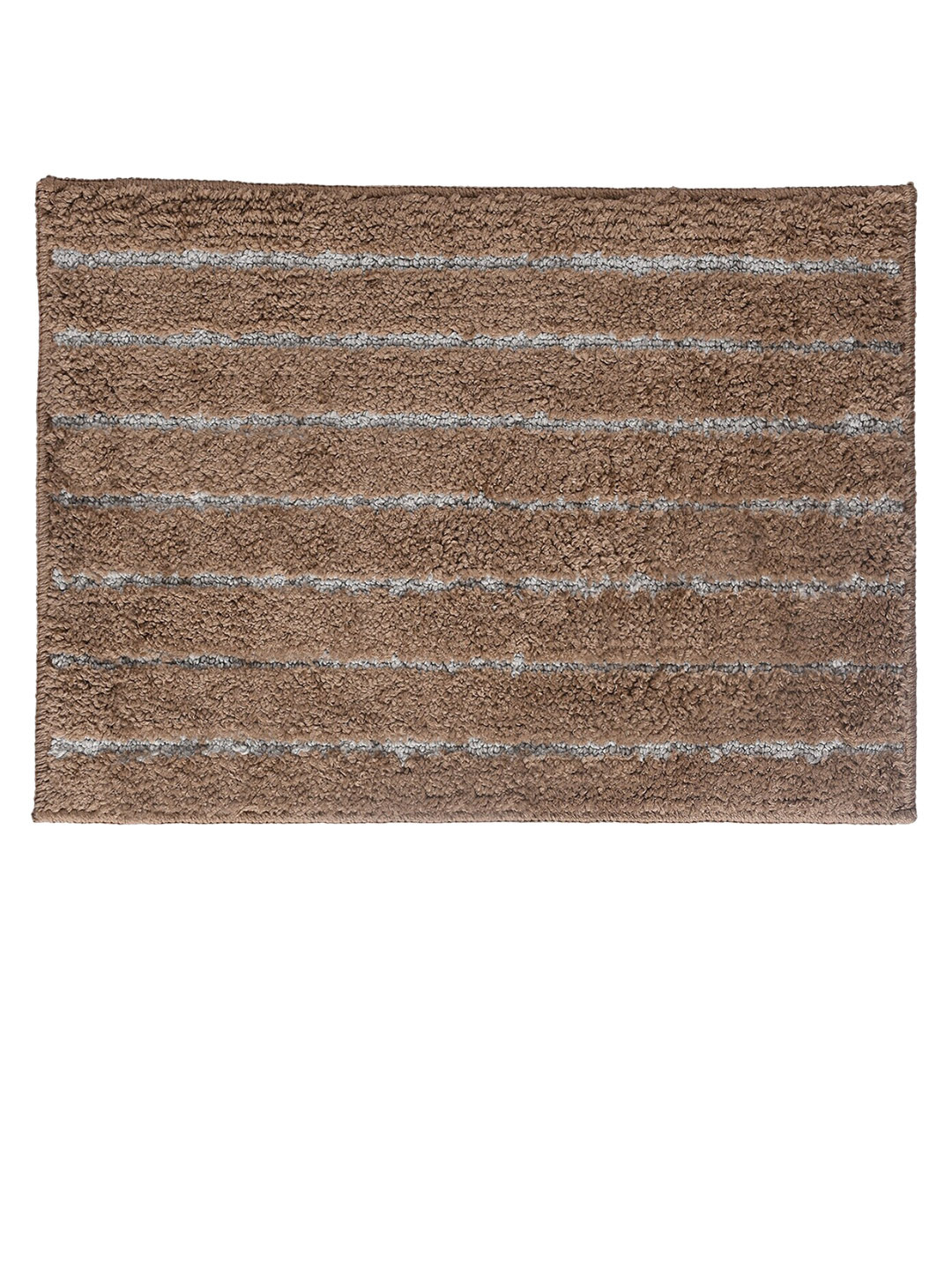 Saral Home Champs Brown Antiskid & Washable Bath-Door Mat