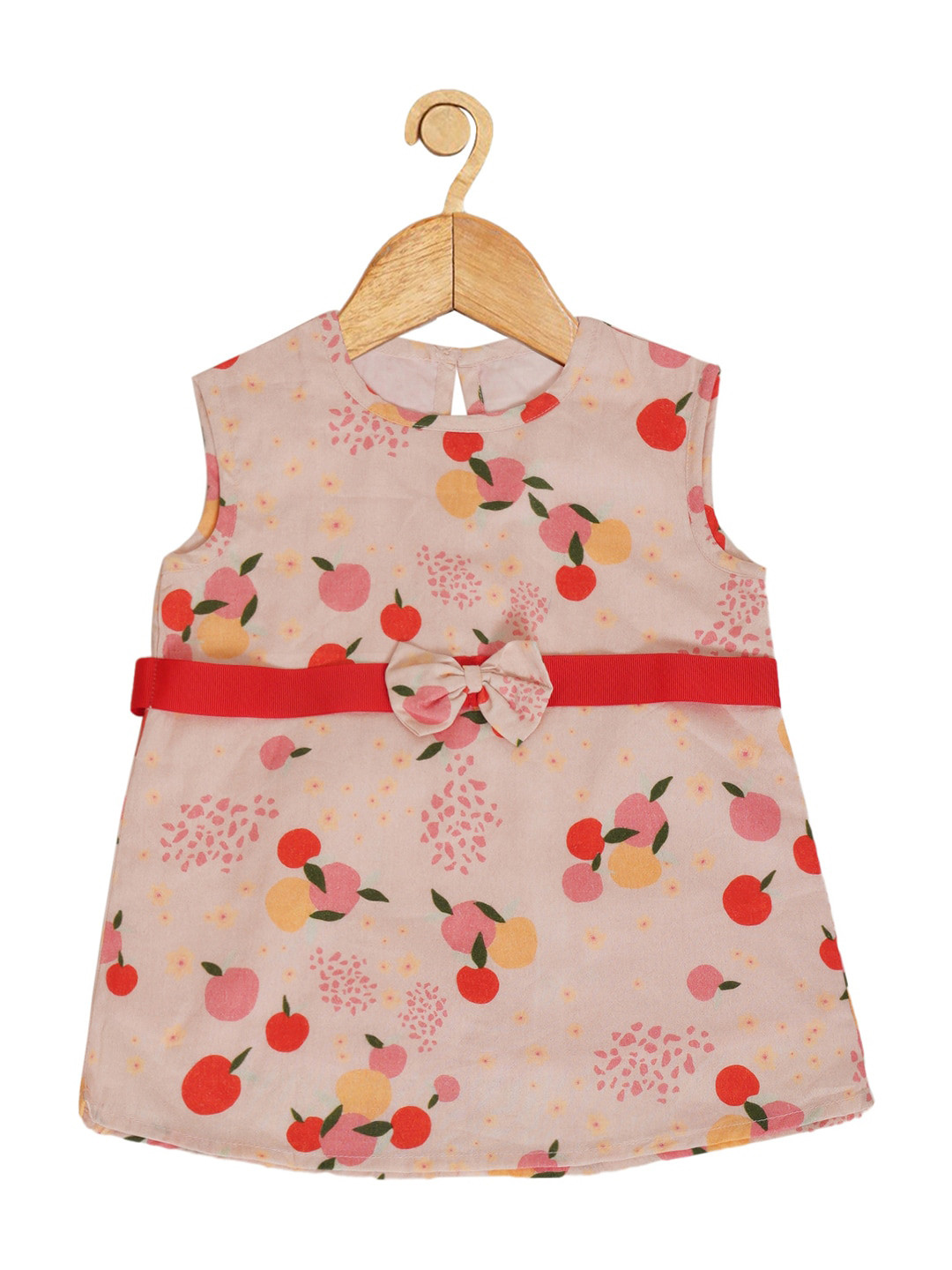 Creative Kids Girls Conversational Printed Pure Cotton A-Line Dress