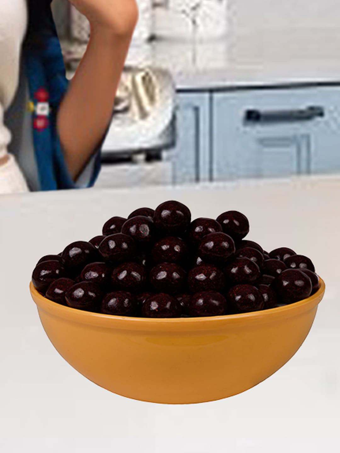 Kuber Industries Yellow 6 Pieces Dishwasher Safe Serving Bowls 1.5L Each