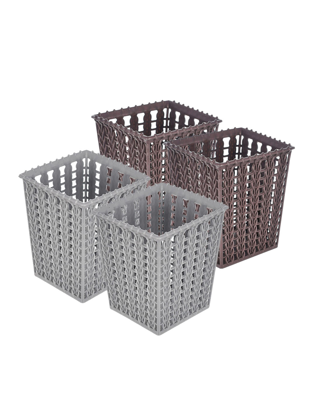 Kuber Industries Set Of 4 Plastic Pen Cases