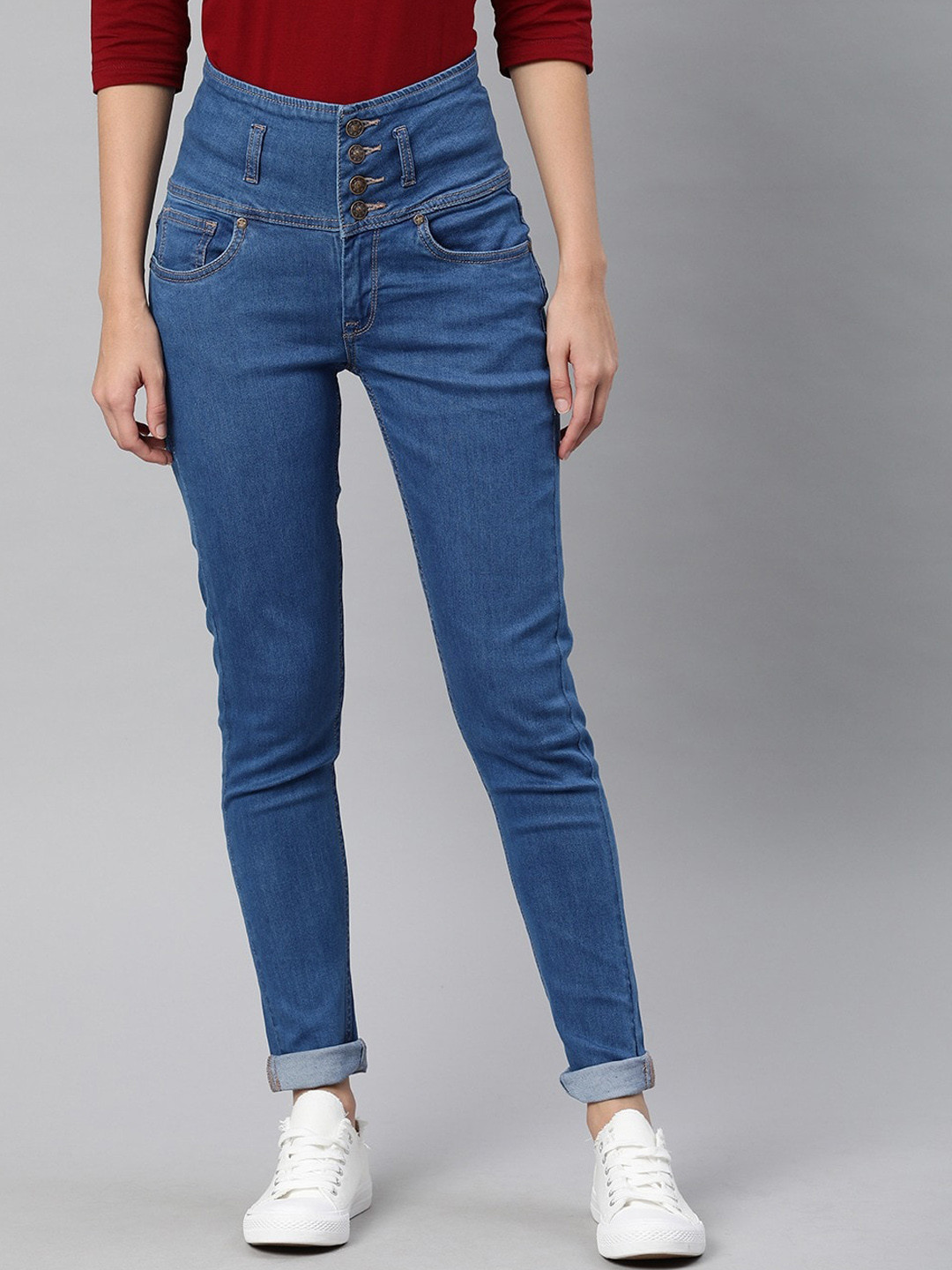 Enviously Young Women Jean Skinny Fit High-Rise Light Stretchable Jeans