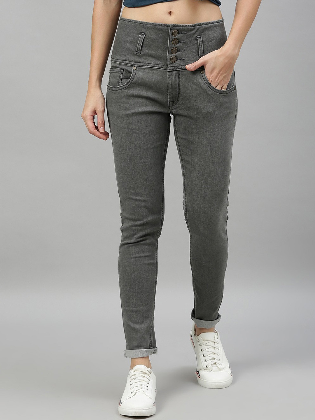 Enviously Young Women Jean Slim Fit High-Rise LIght Fade Stretchable Jeans