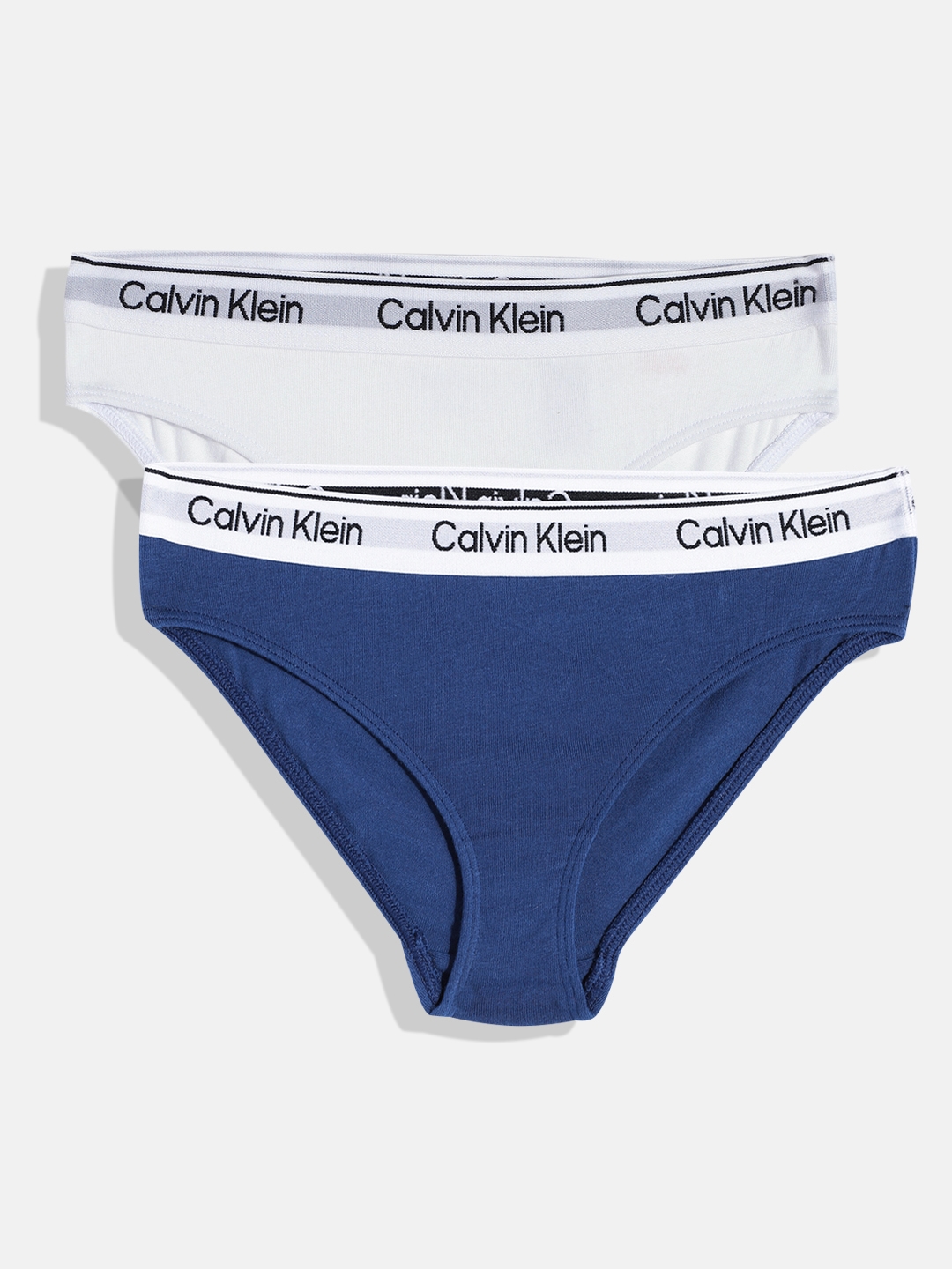 Buy Calvin Klein Underwear Girls Pack Of 2 Bikini Briefs G8006010WT -  Briefs for Girls 22360504