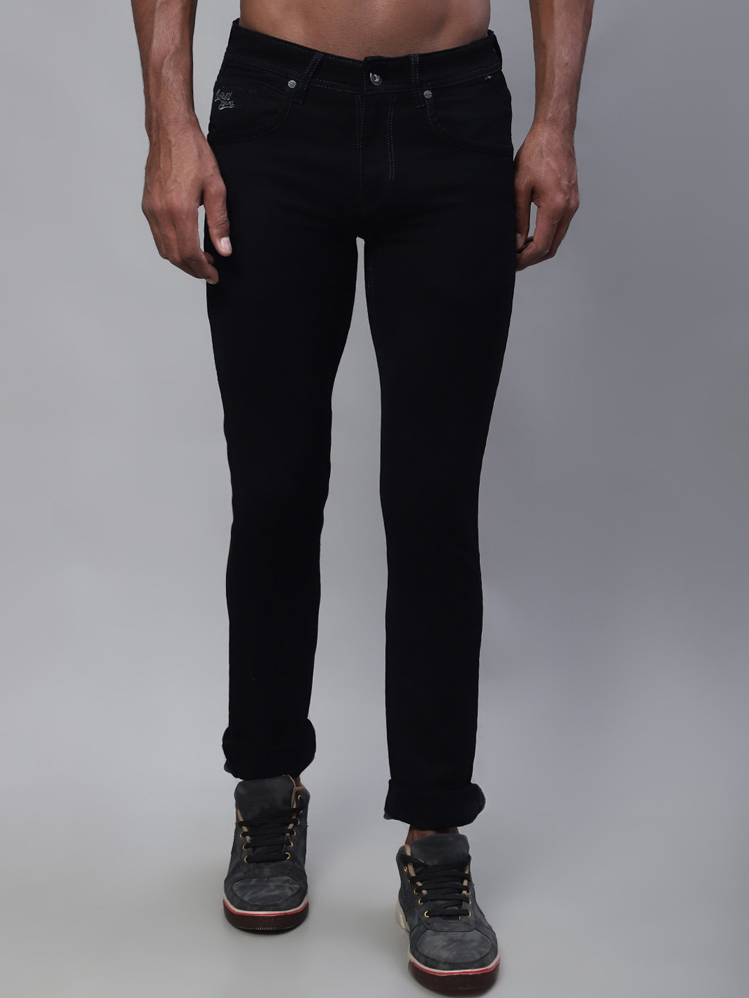 Cantabil Men Regular Fit Stretchable Cotton Jeans