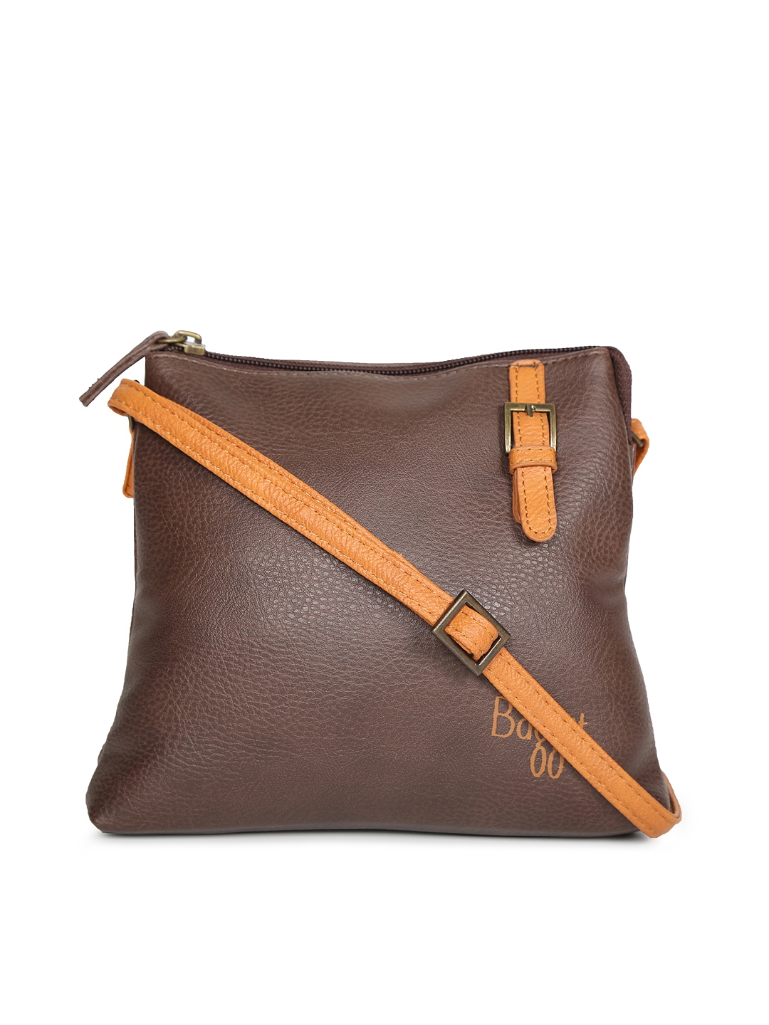 Baggit Brown Solid Sling Bag Handbags For Women 2236451 Myntra Image