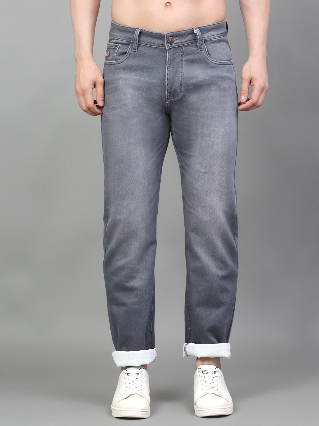LOUIS STITCH Men Relaxed Fit Light Fade Stretchable Jeans