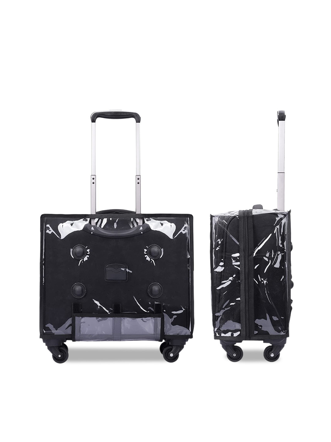 THE CLOWNFISH Waterproof & Dustproof Transparent Trolley Bag Protective Cover