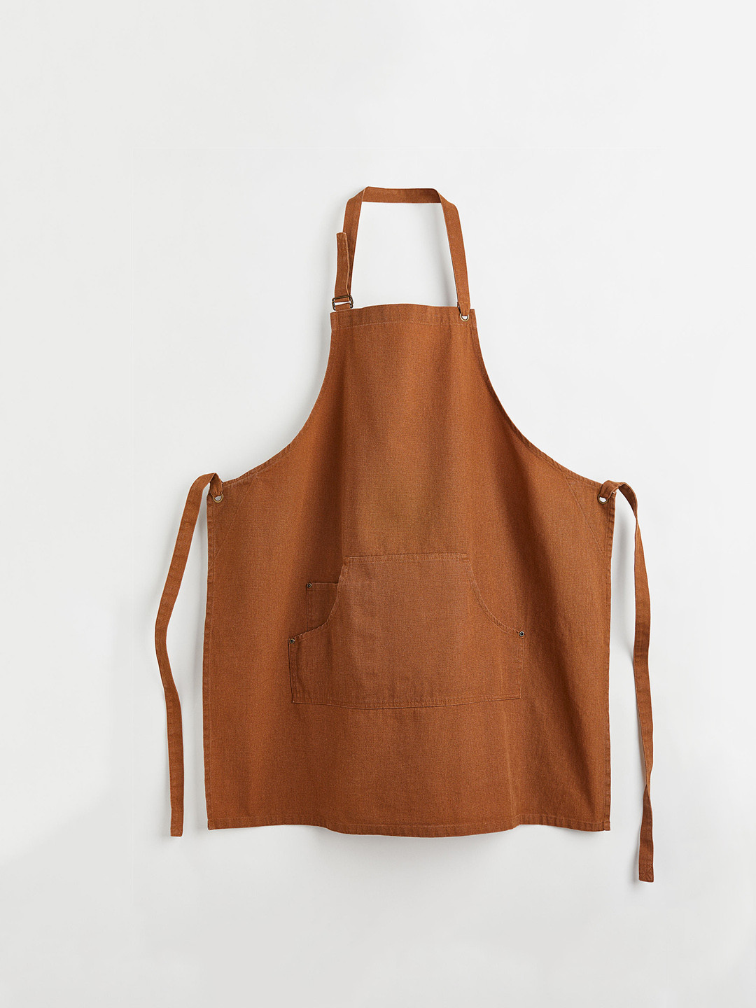 H&M Brown Pure-Cotton Apron