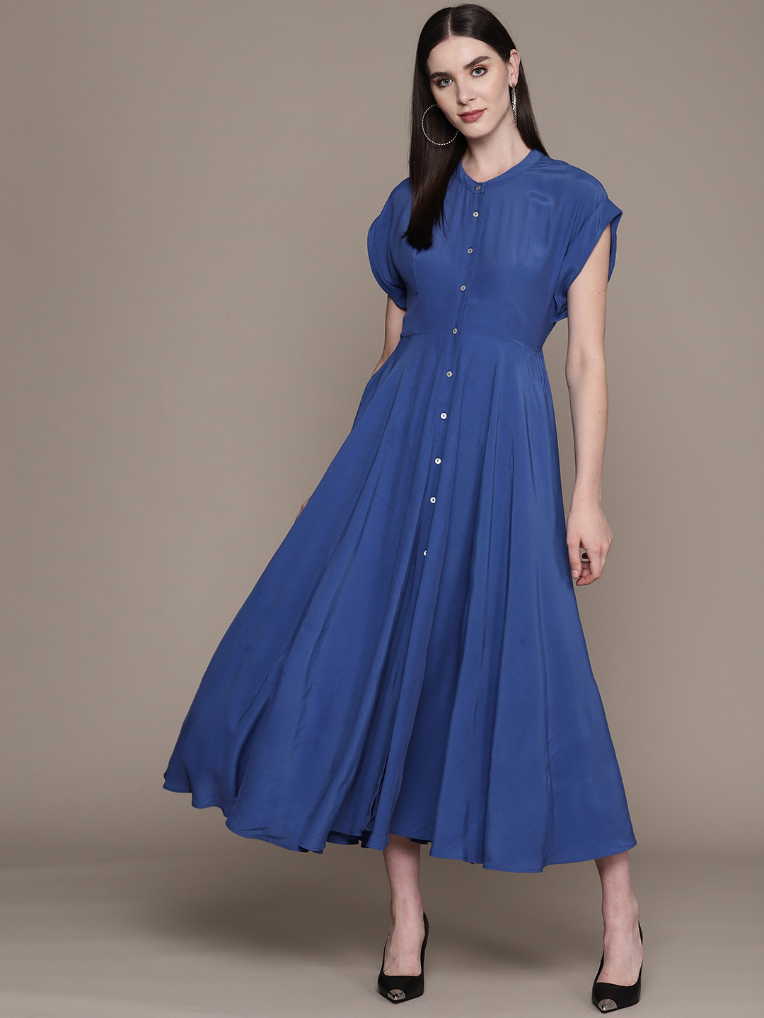 Label Ritu Kumar Crepe Maxi Dress