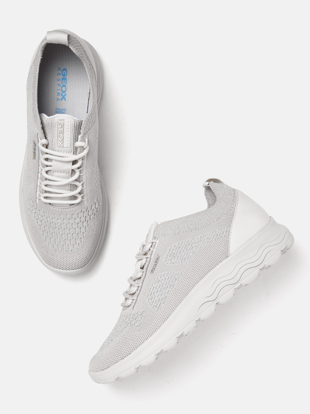 Geox Women D Spherica Textile Sneakers