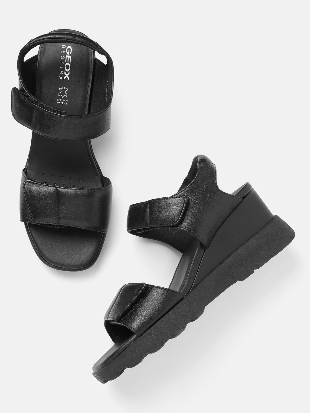 Geox D Spherica EC6 Women Leather Comfort Sandals