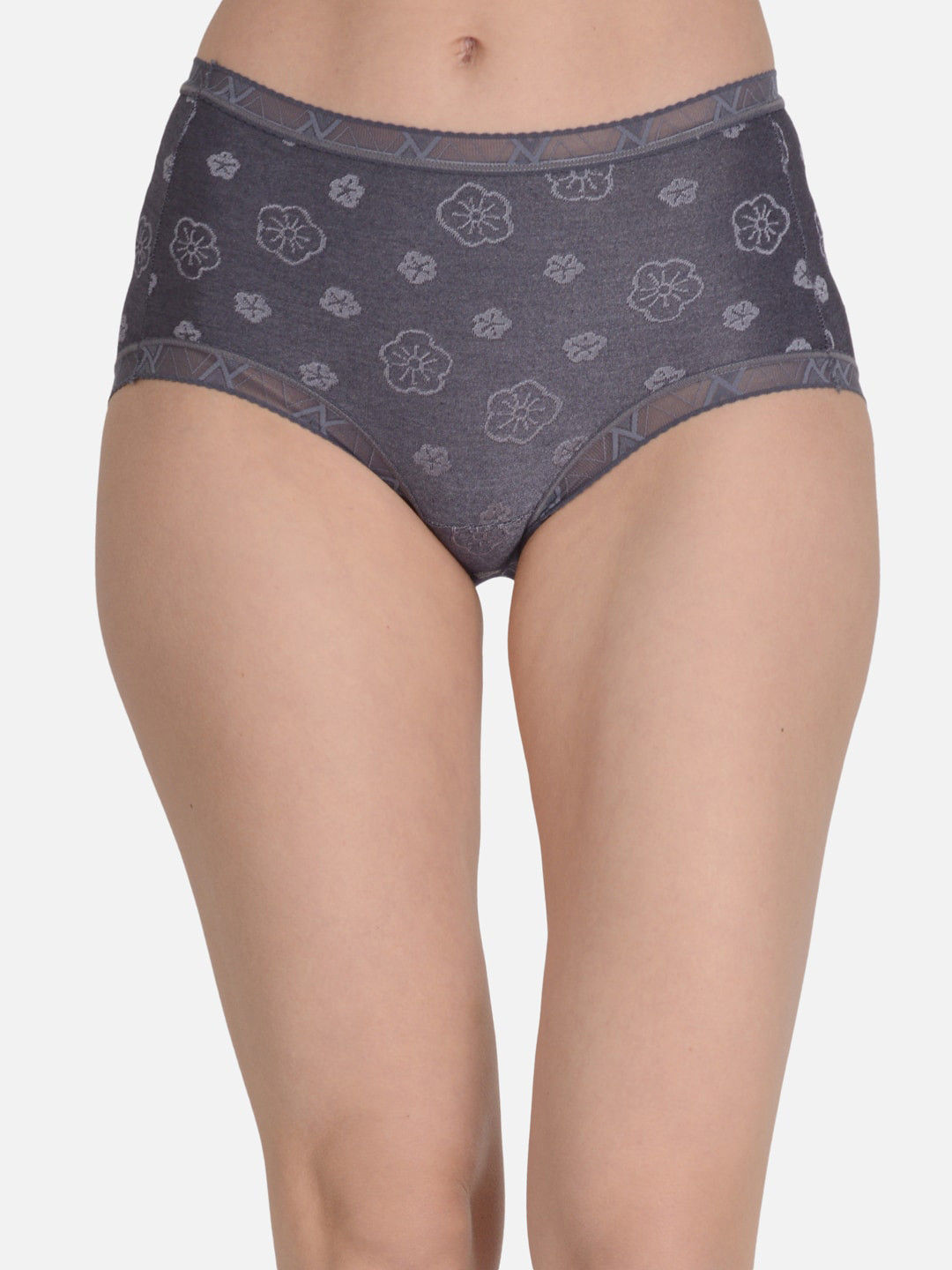 Mod & Shy Women Floral Printed Anti Microbial Mid-Rise Hipster Brief MU219-XS