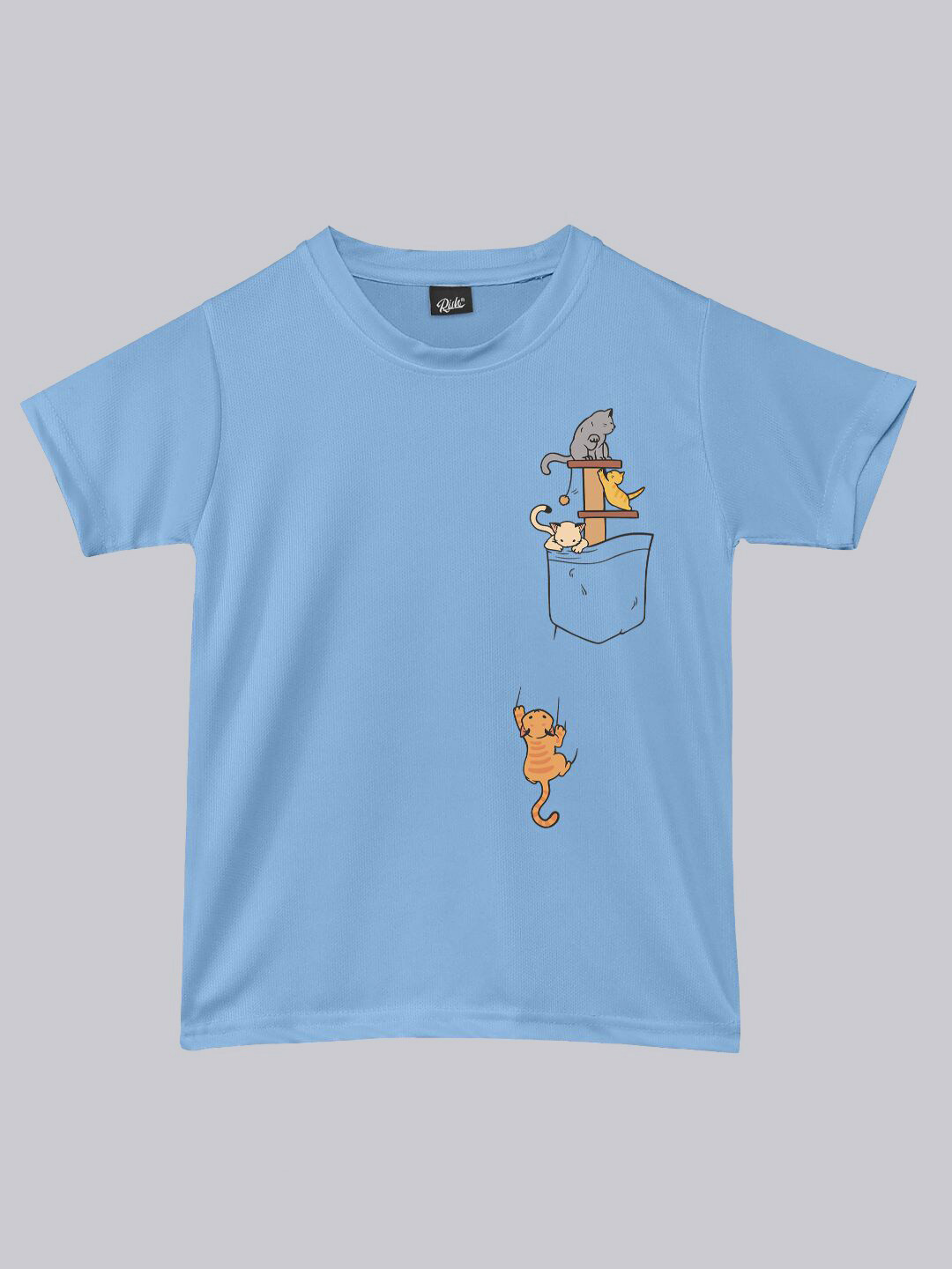 RISH Kids Printed Dry Fit Loose T-shirt