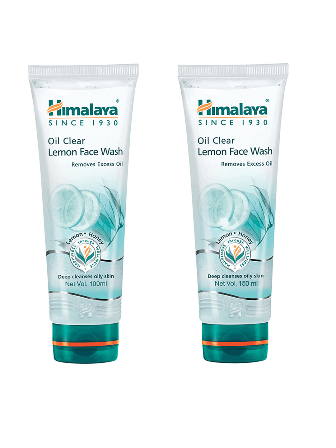 Himalaya Set Of 2 Oil Clear Lemon Face Wash with Honey - 100ml & 150ml