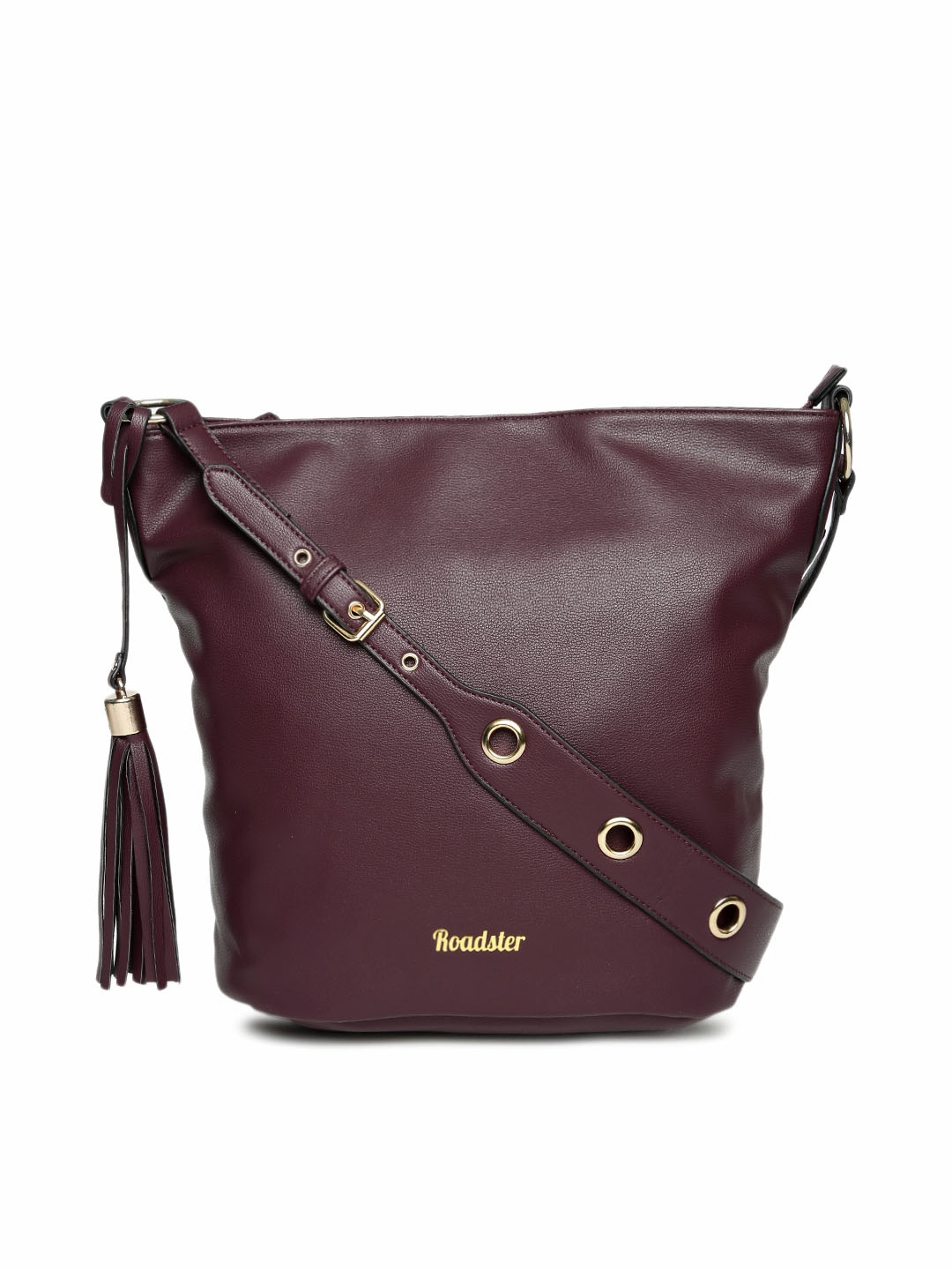 burgundy sling bag