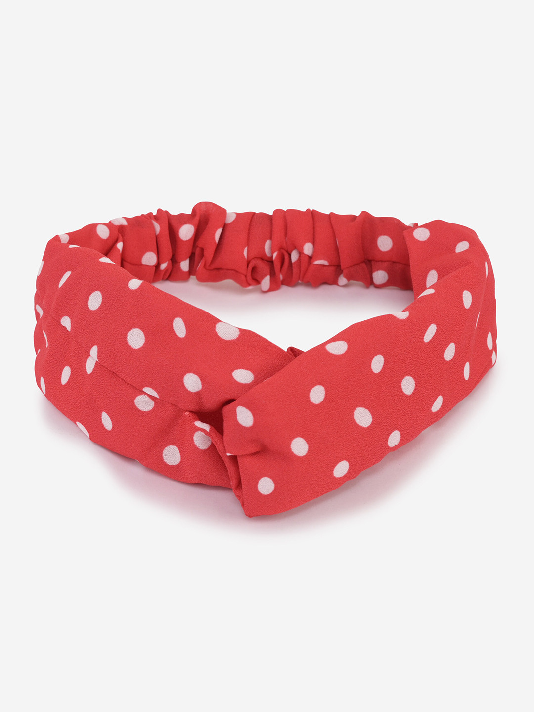 BuckleUp Women Polka Dot Printed Fabric Hairband