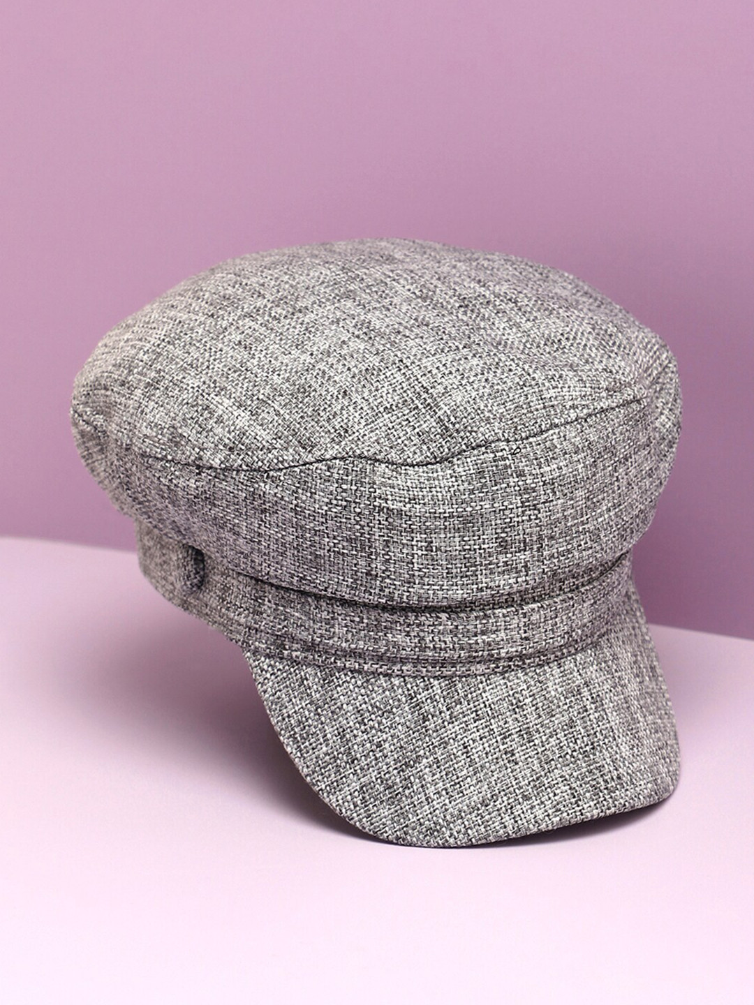 French Accent Men Textured Breton Visor Cap