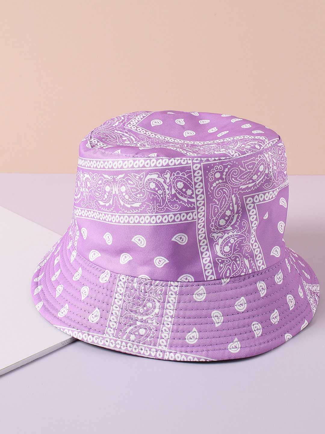 French Accent Men Printed Bucket Hat