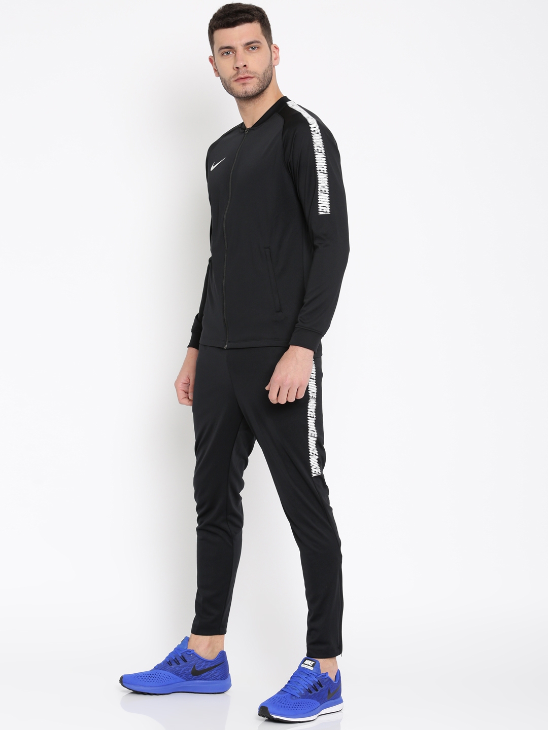 nike black and rose gold tracksuit