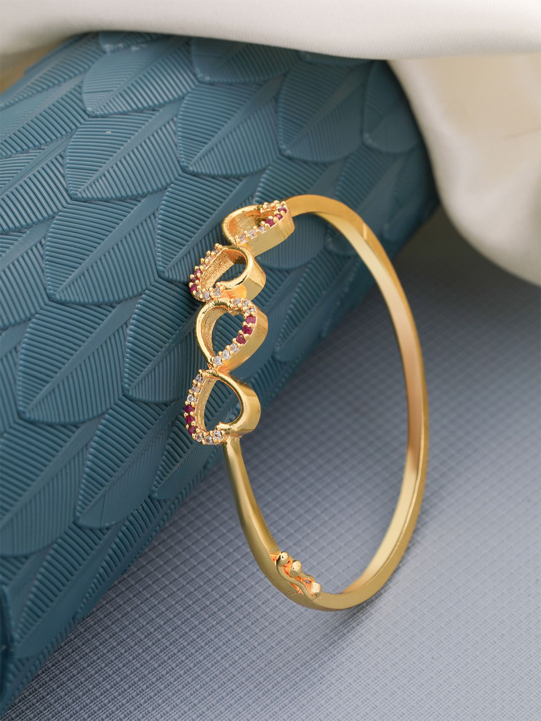 Vita Bella Women Gold-Plated Kada Bracelet