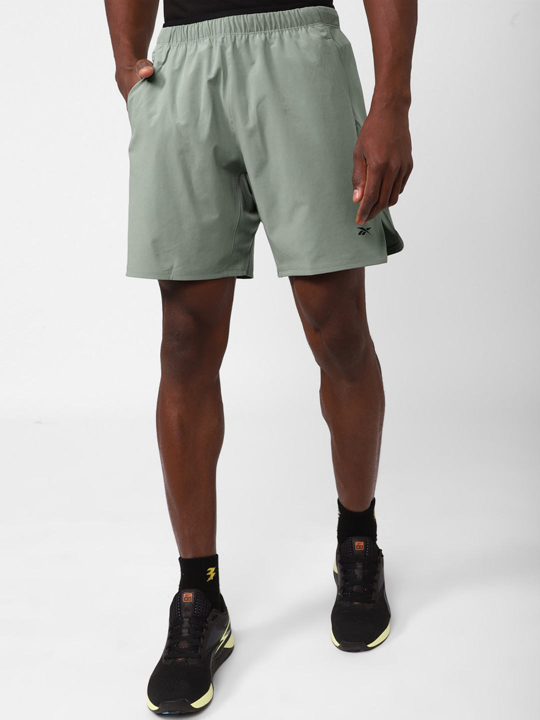 Reebok Men TS Strength 3.0 Mid-Rise Shorts