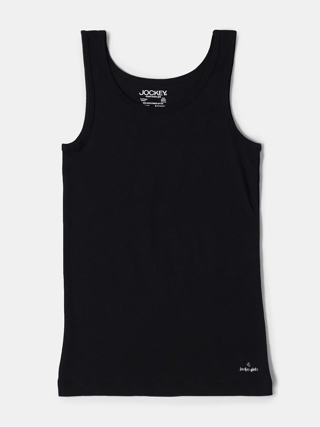 Jockey Girl's Super Combed Cotton Rib Solid Inner Tank Top-SG01