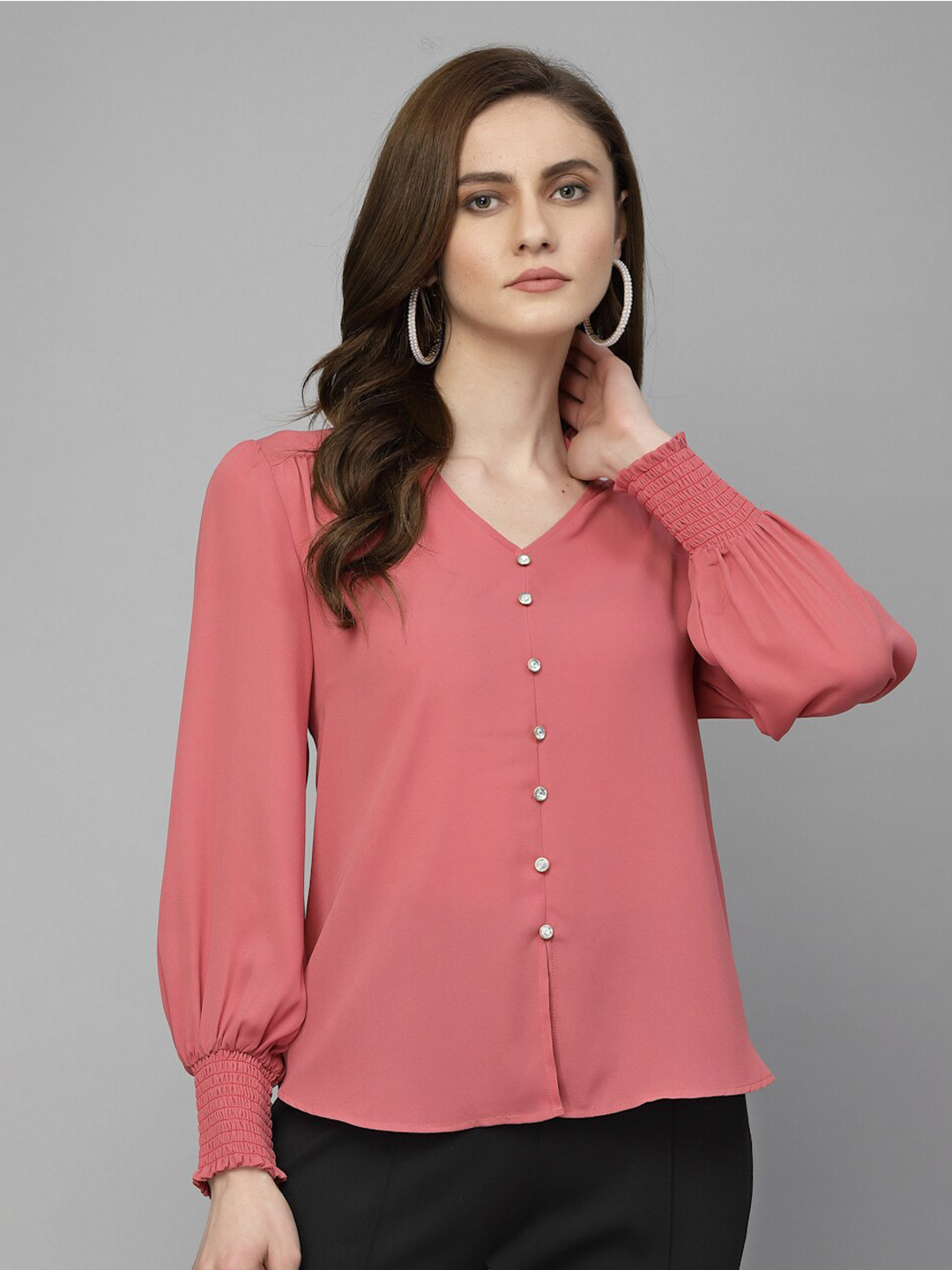 Gipsy Long Sleeves V-Neck Tunic