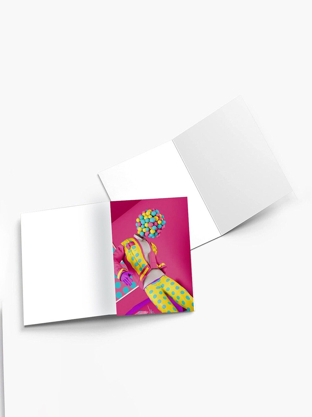 K&U Set of 8 Fashion Theme Printed Notecards With Envelopes