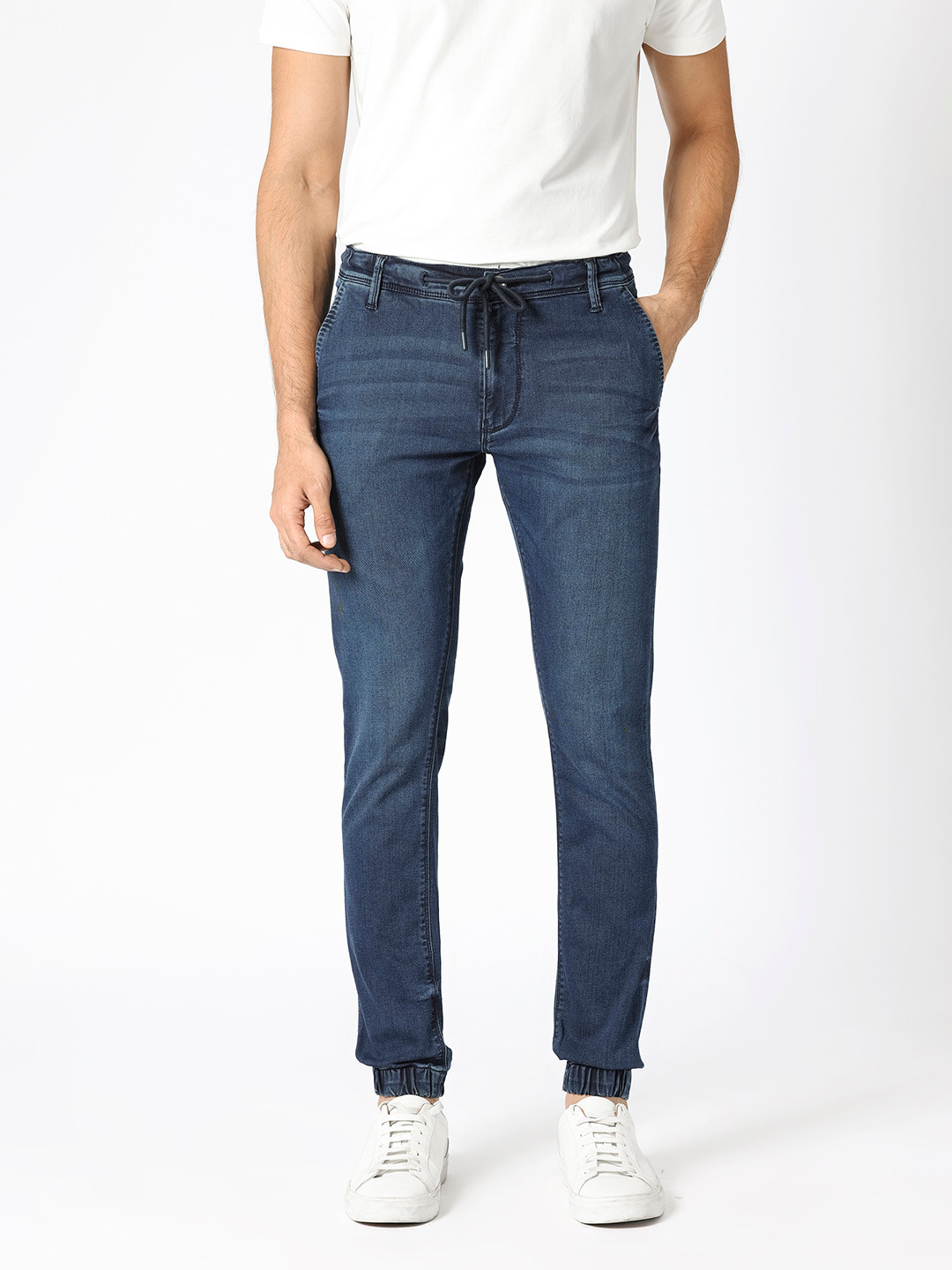 RARE RABBIT Men Higg Slim Fit Cotton Joggers