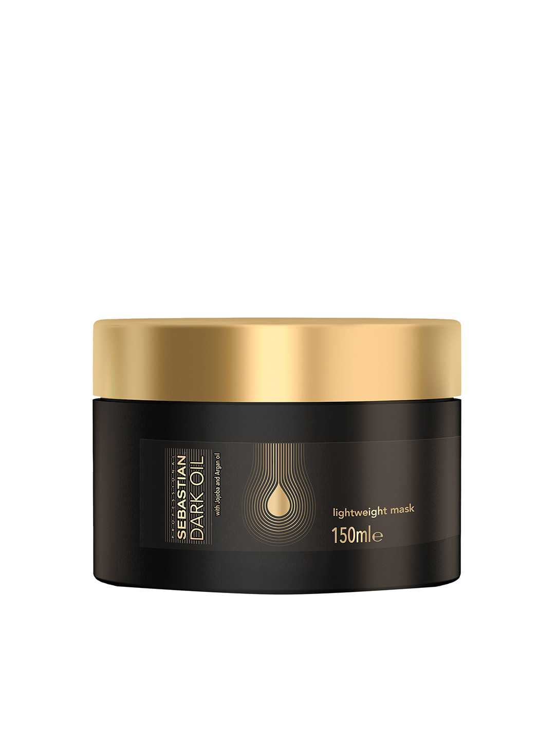 Sebastian Professional Dark Oil Lightweight Hair Mask with Jojoba & Argan Oil - 150 ml
