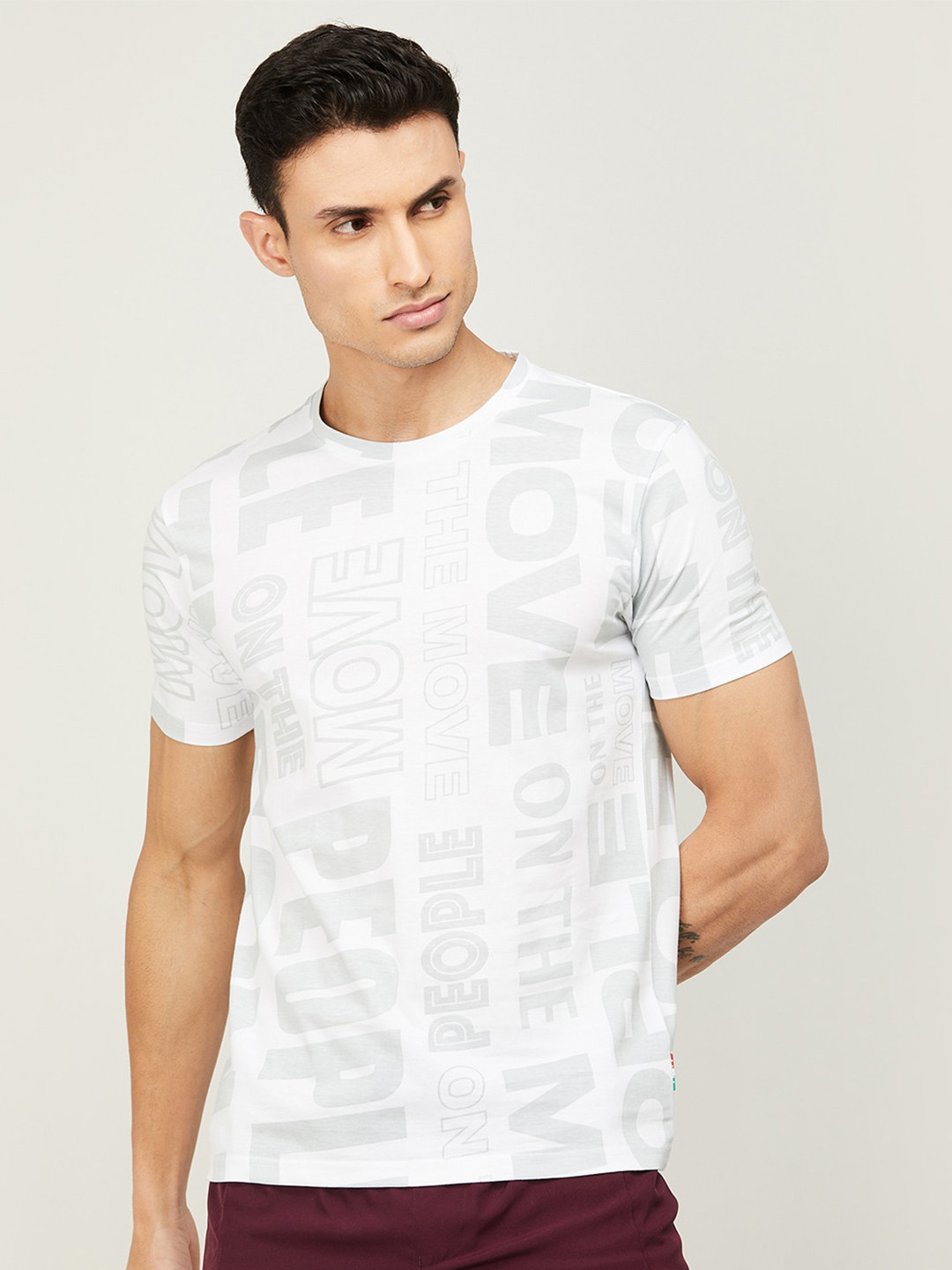 Kappa Typography Printed Cotton T-shirt