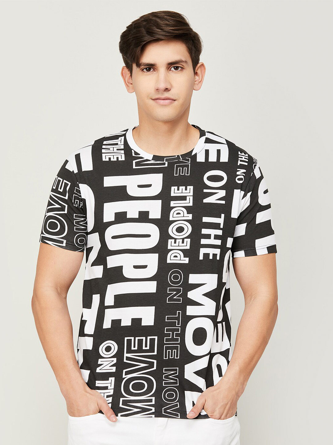 Kappa Typography Printed Cotton T-shirt
