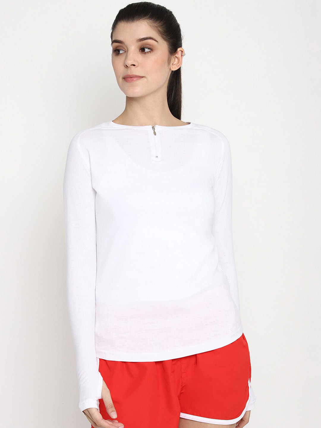 appulse Henley Neck Long Sleeves Cotton T-shirt