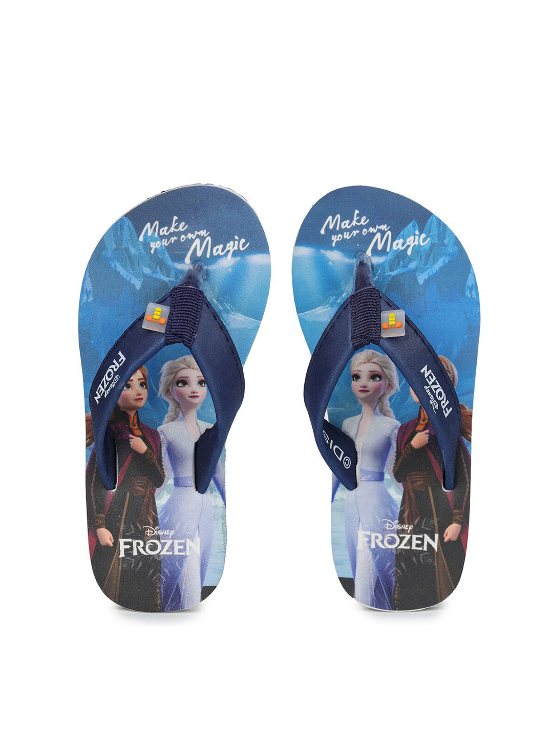 toothless Girls Disney Frozen Printed Thong Flip-Flops