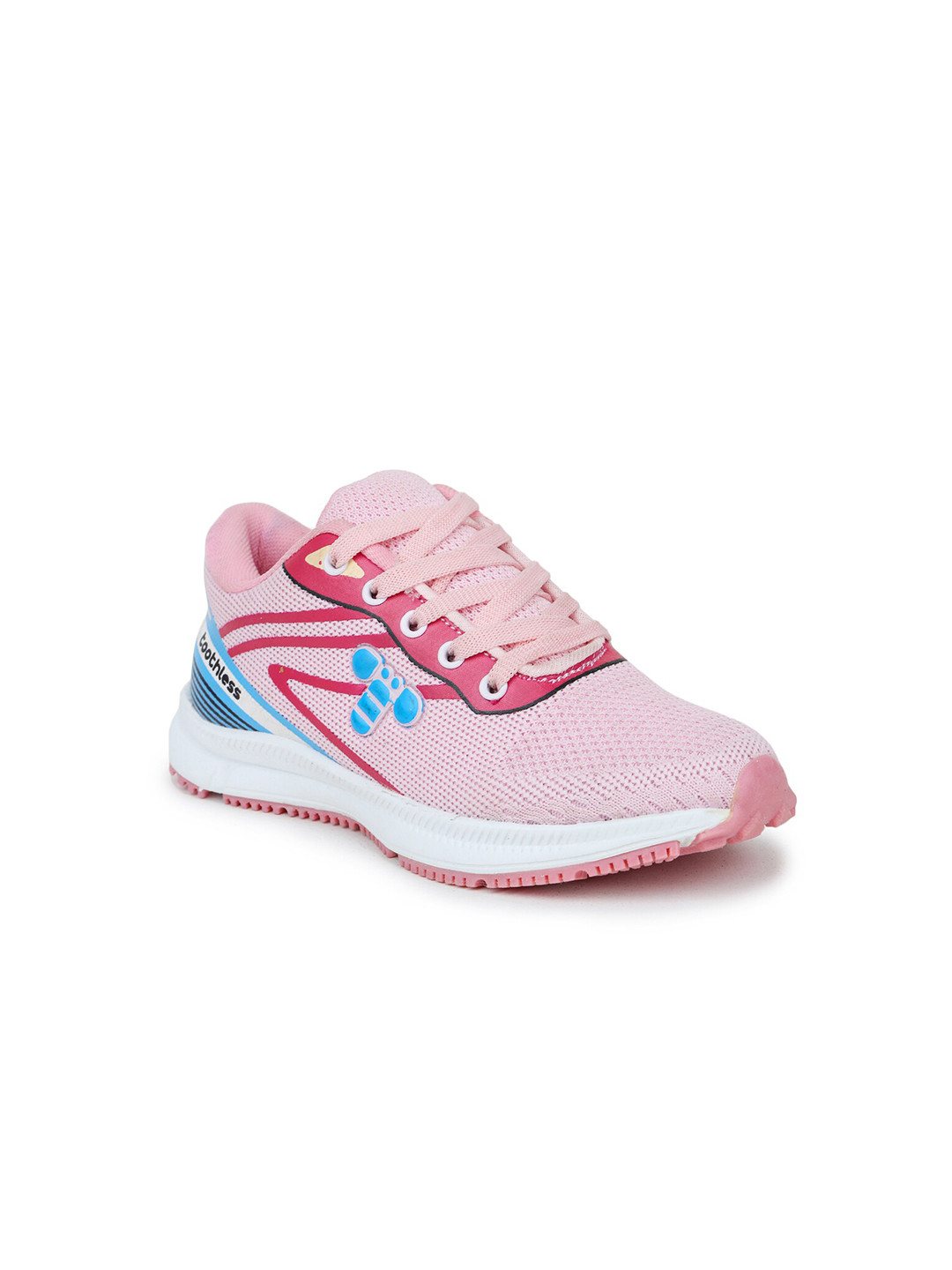 toothless Girls Woven Design Mesh Marking Walking Shoes