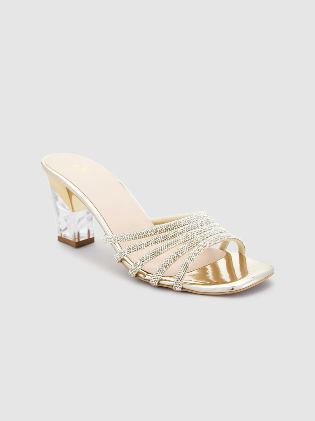 Sole To Soul Embellished Block Heels