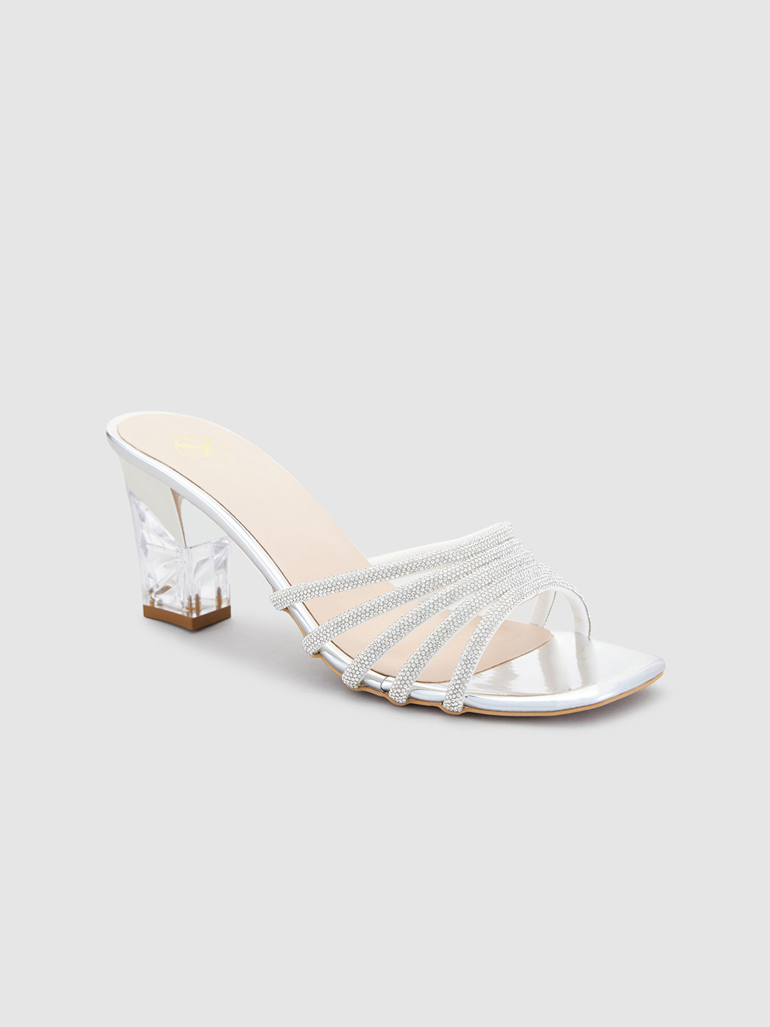 Sole To Soul Embellished Block Heels